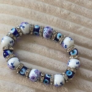 Beaded Evil Eye Bracelet